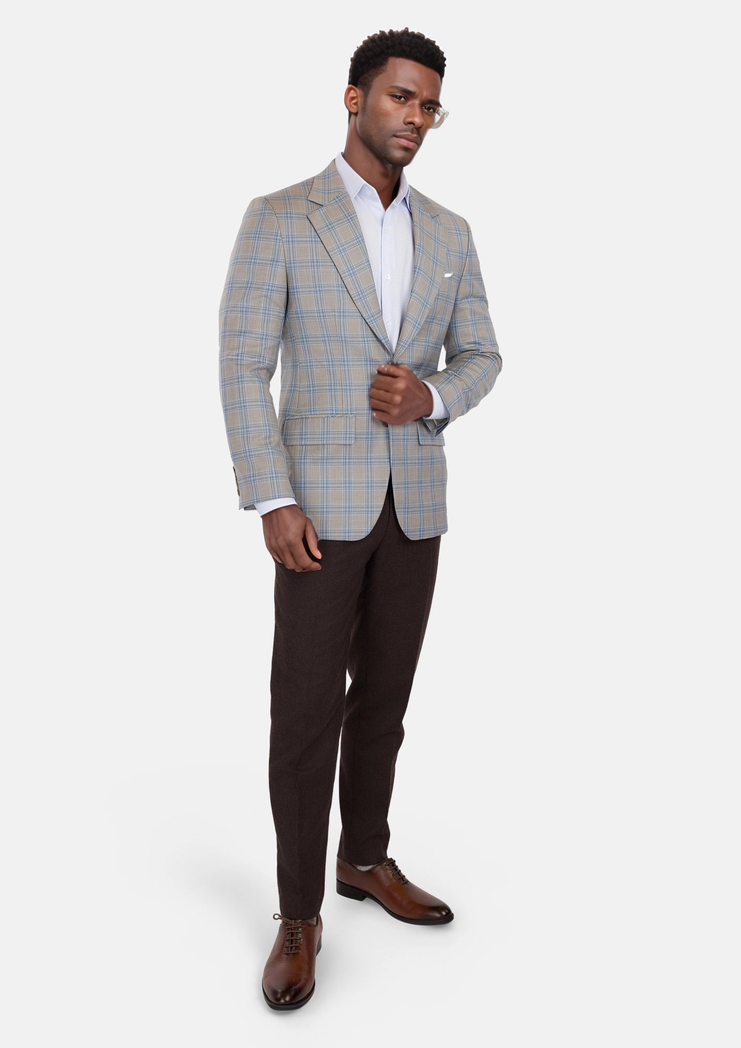 Milano Grey Checked Jacket
