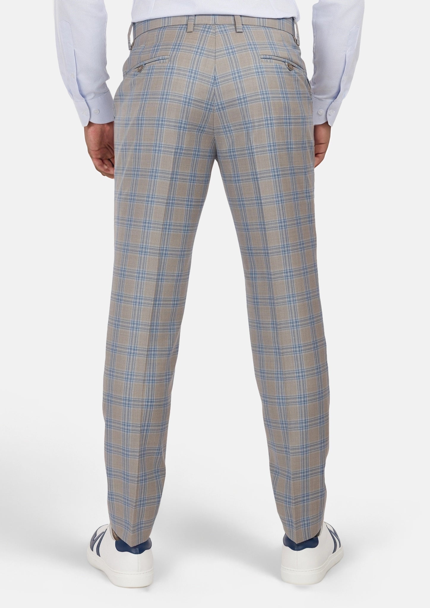 Milano Grey Checked Pants