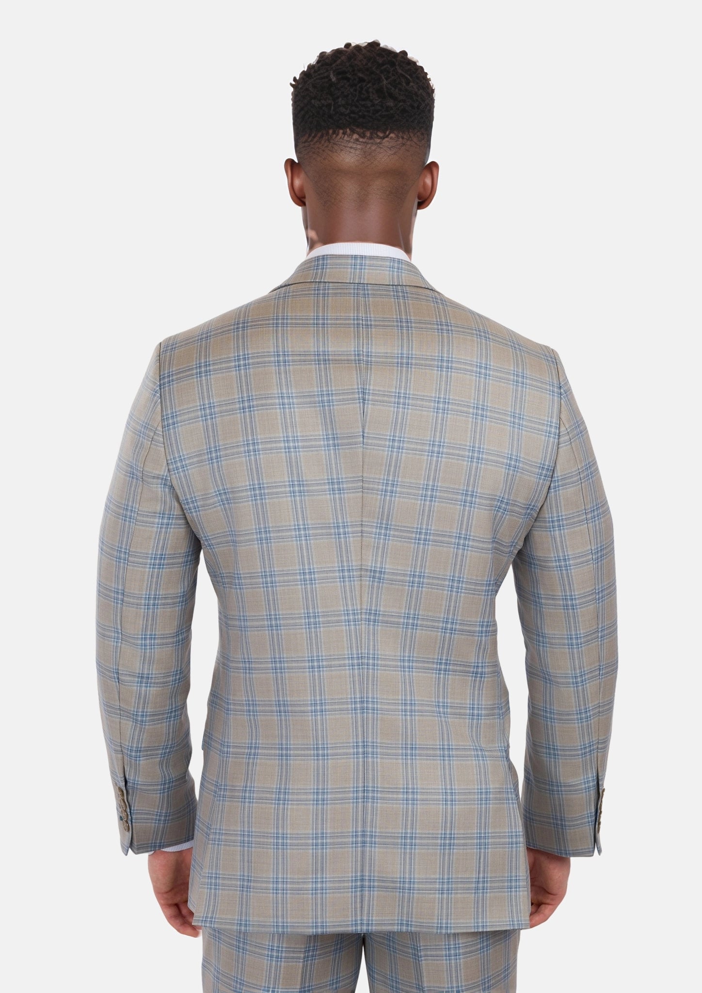 Milano Grey Checked Suit