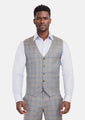 Milano Grey Checked Vest