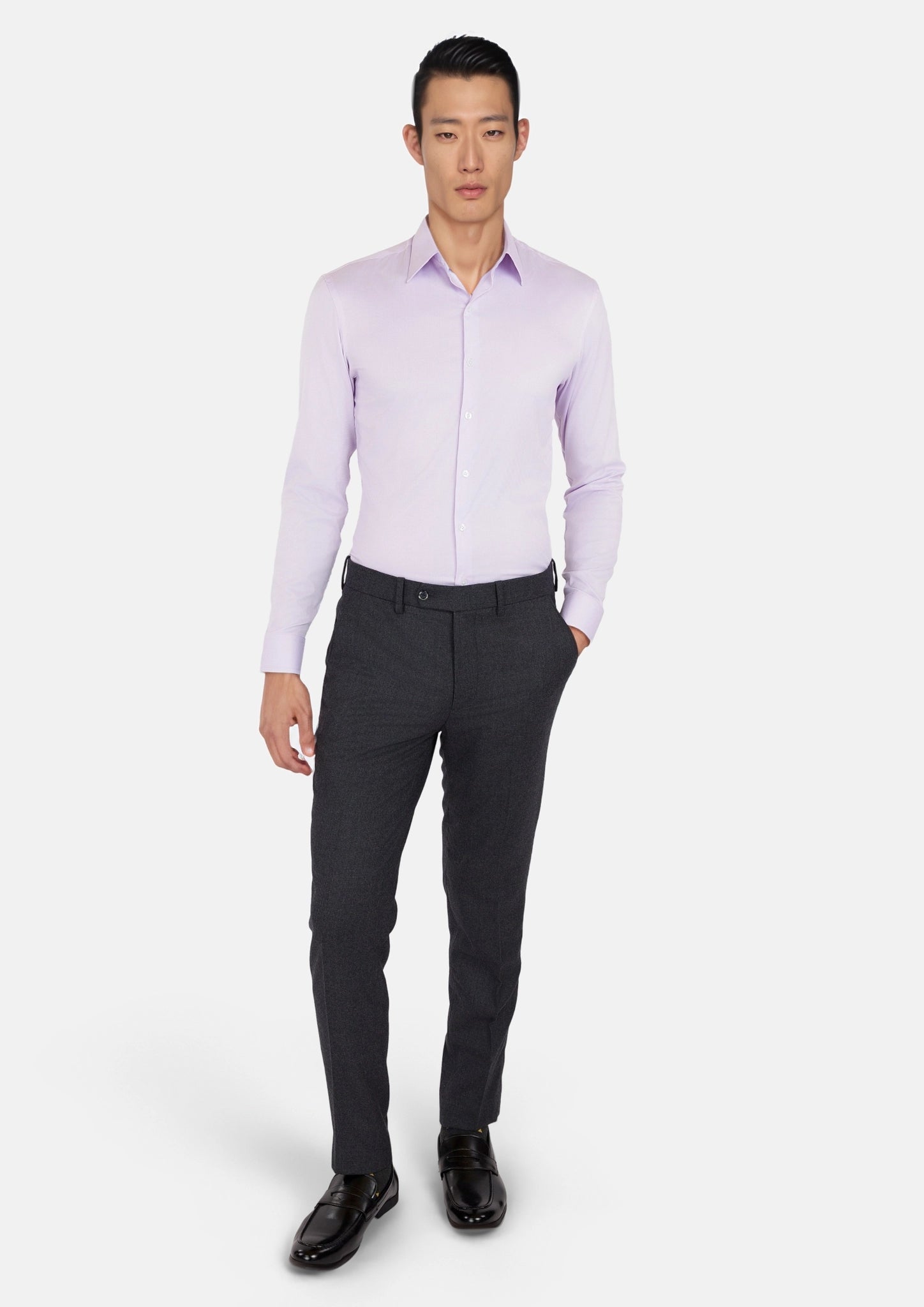 Charcoal Flannel Pants