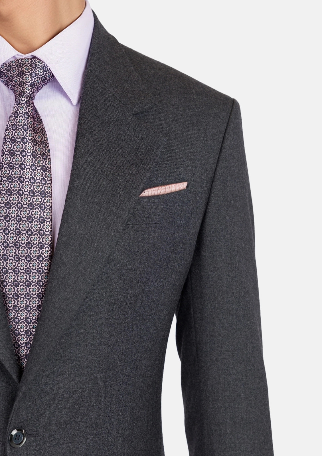 Charcoal Flannel Ellis Suit