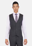 Charcoal Flannel Vest