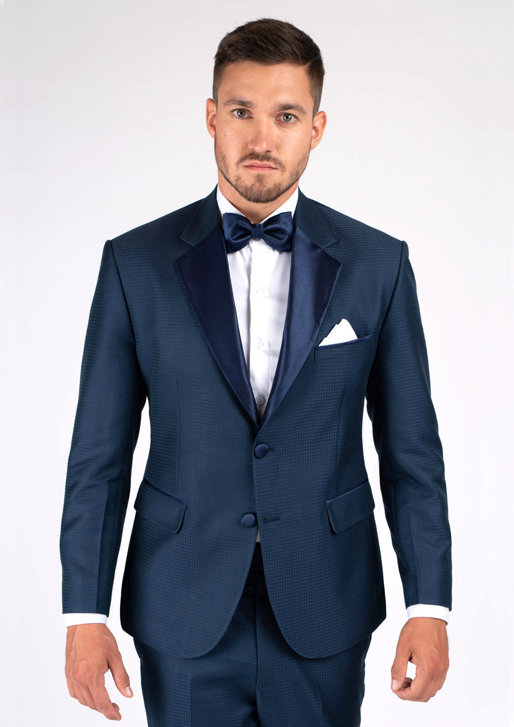 Astor Blue Microcheck Tuxedo73