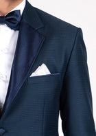 Astor Blue Microcheck Tuxedo - SARTORO958