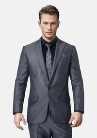 Bowery Grey Microcheck Suit
