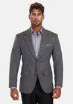 Mid Grey Herringbone Flannel Jacket