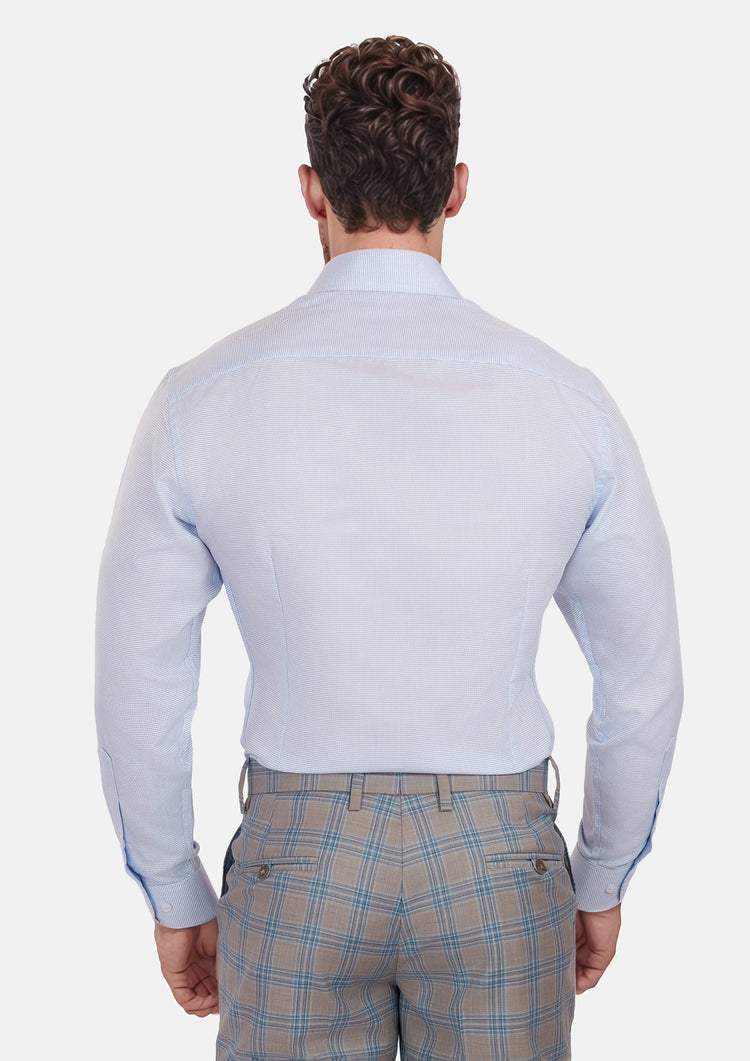 Light Blue Micro Oxford Shirt748