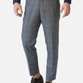 Grey Prince of Wales Pants - SARTORO