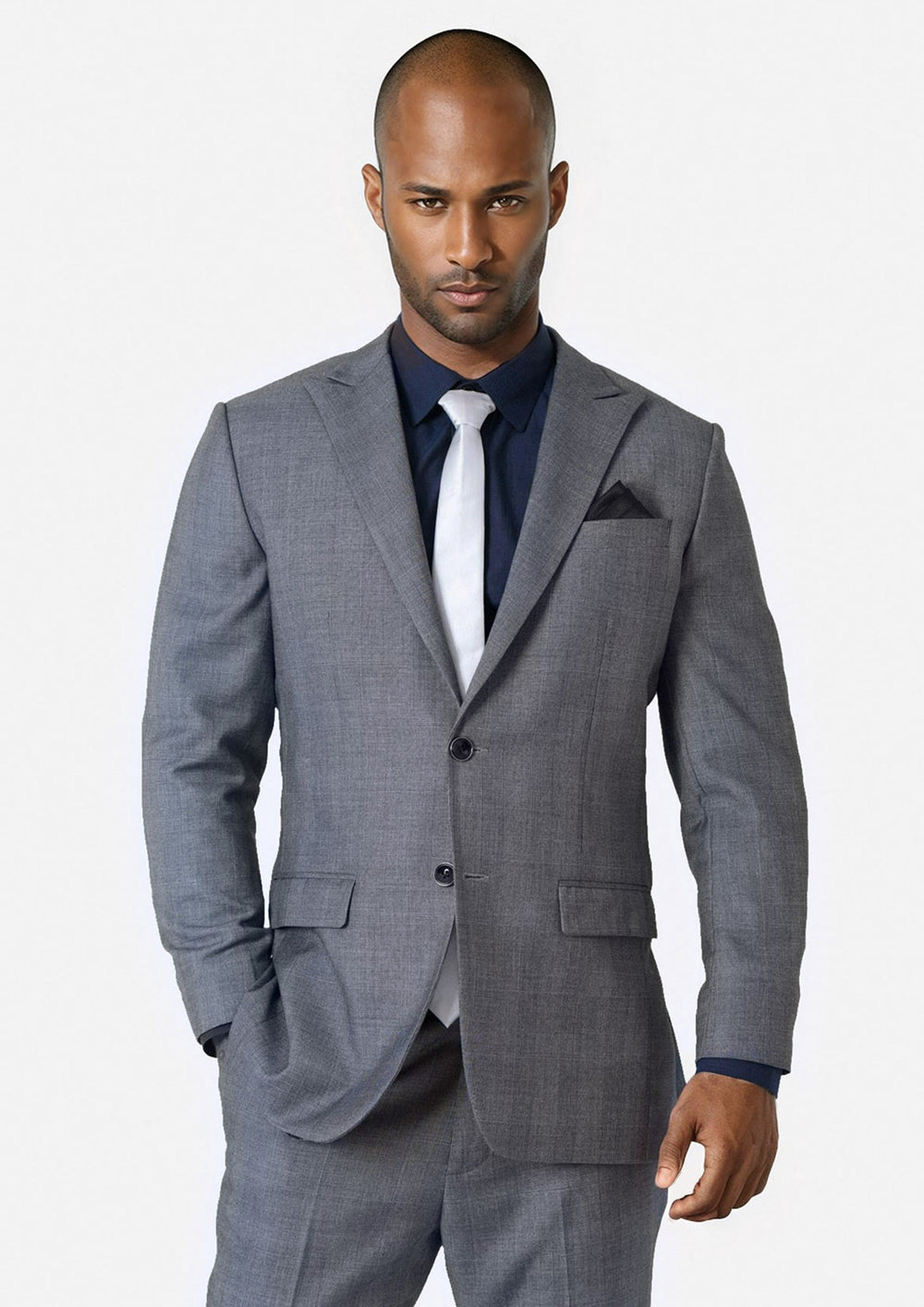 Grey Prince of Wales Suit614