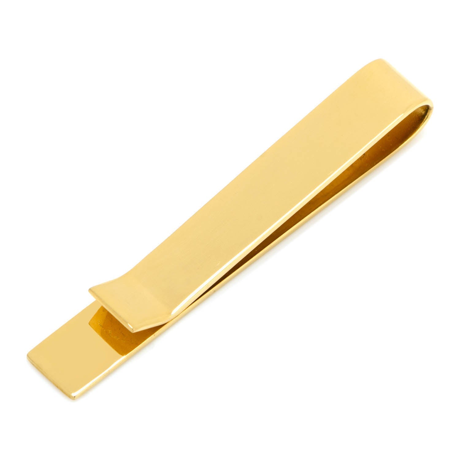 14K Gold Plated Rope Border Oval Cufflinks and Tie Bar Gift Set - SARTORO121