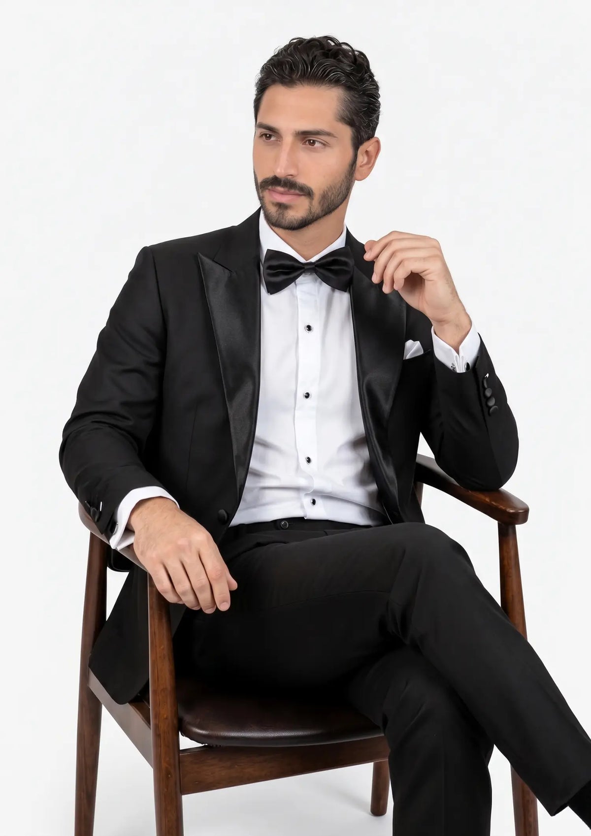 Liberty Black Sharkskin Tuxedo146