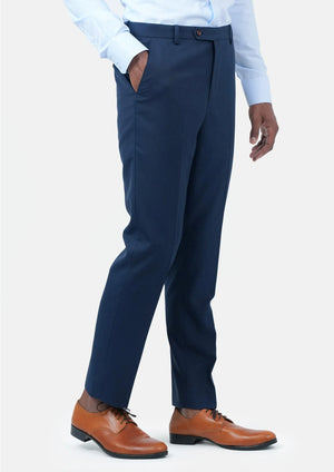 Oxford Blue Sharkskin Pants