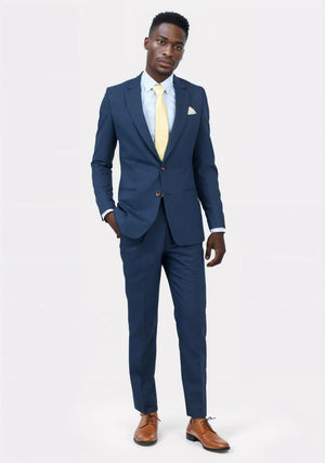 Astor Oxford Blue Sharkskin Suit