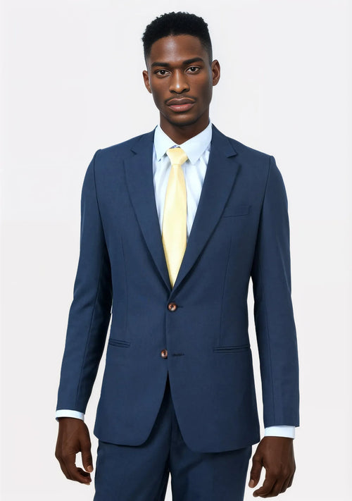 Astor Oxford Blue Sharkskin Suit