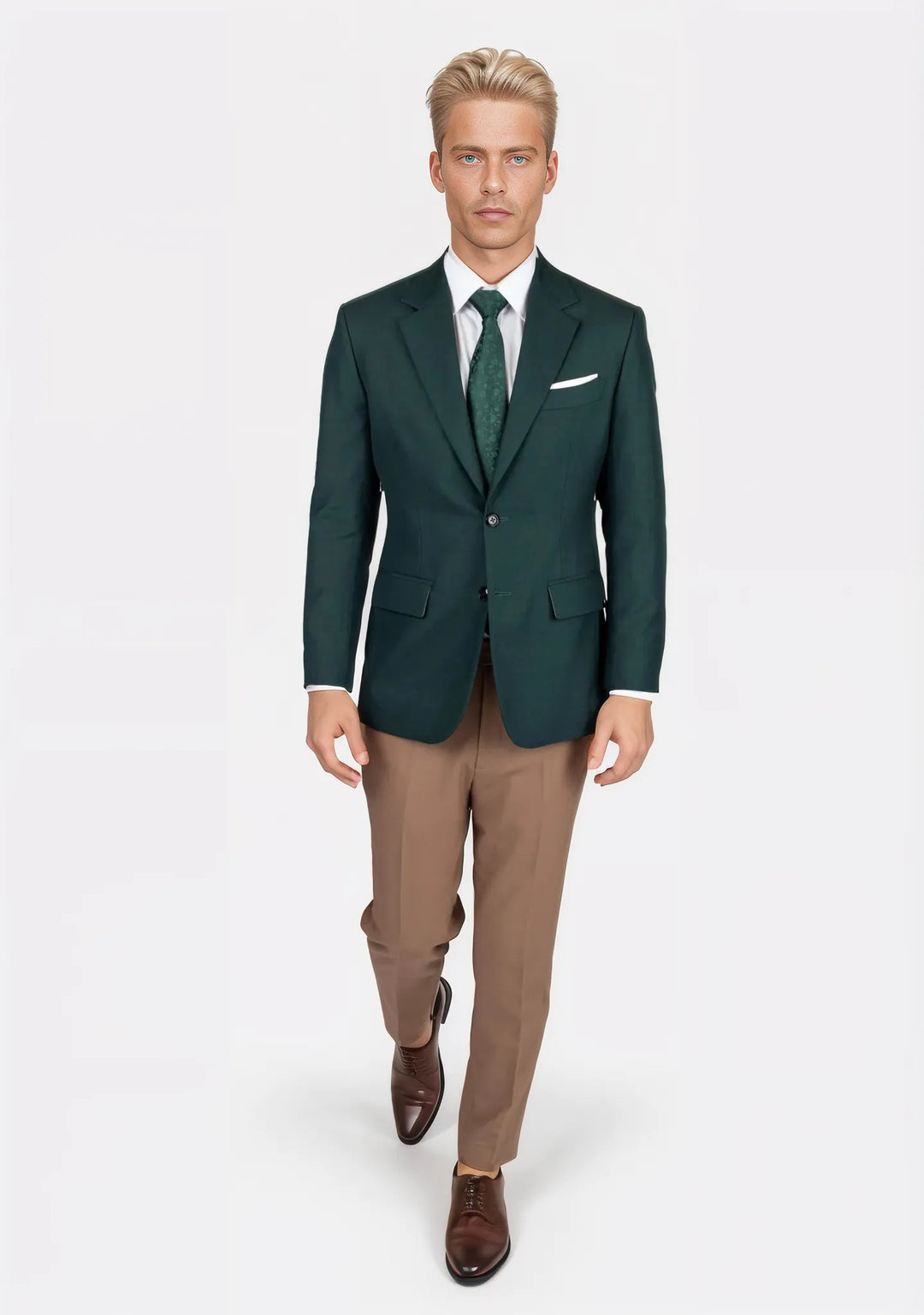 Astor Sacramento Green Sharkskin Jacket