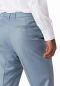 Ice Blue Twill Pants - SARTORO