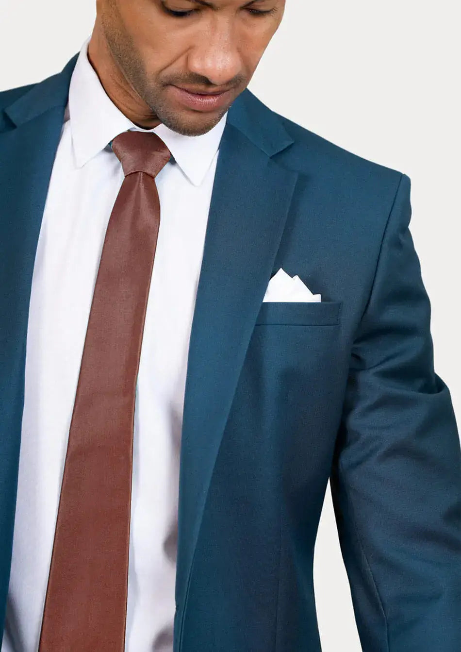 Astor Prussian Teal Twill Suit