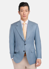 Sky Blue Pinstripe Ellis Jacket