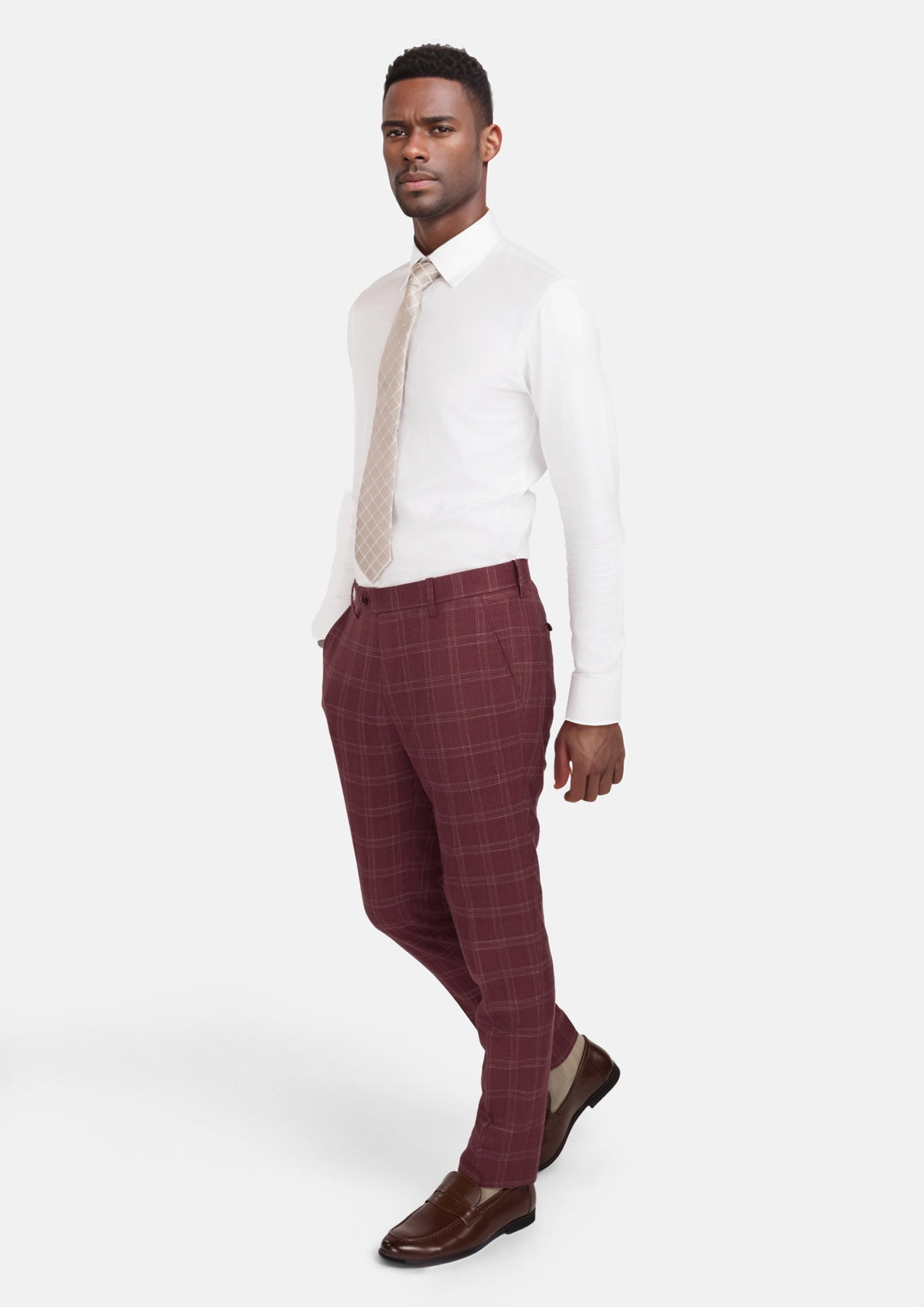 Claret Red Pants