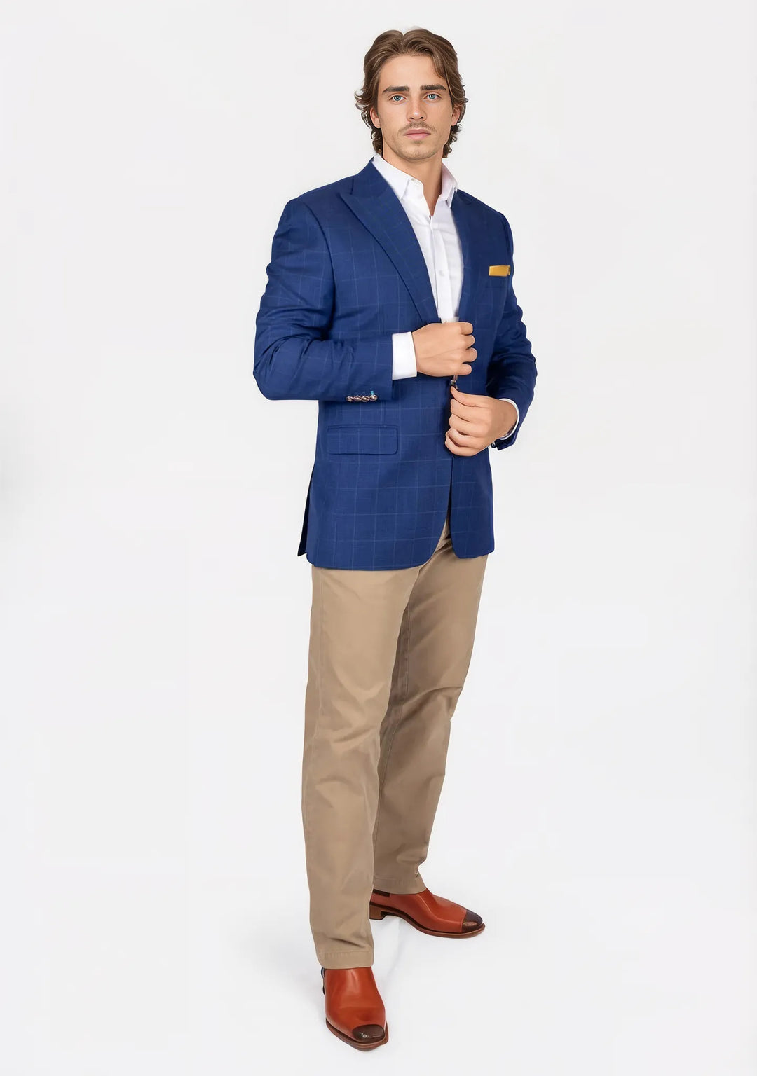 Hudson Empire Blue Windowpane Jacket