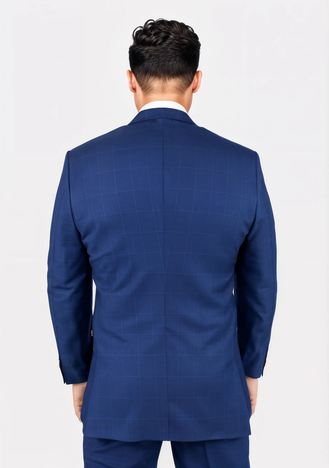 Hudson Empire Blue Windowpane Suit