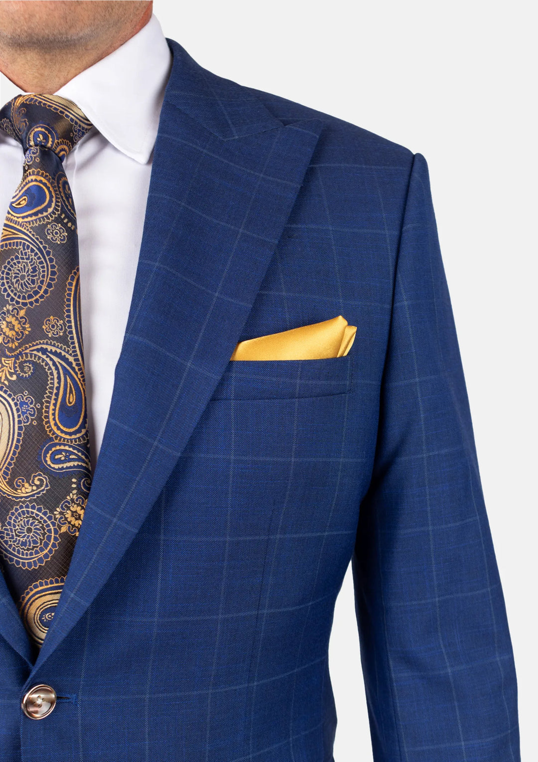 Hudson Empire Blue Windowpane Suit