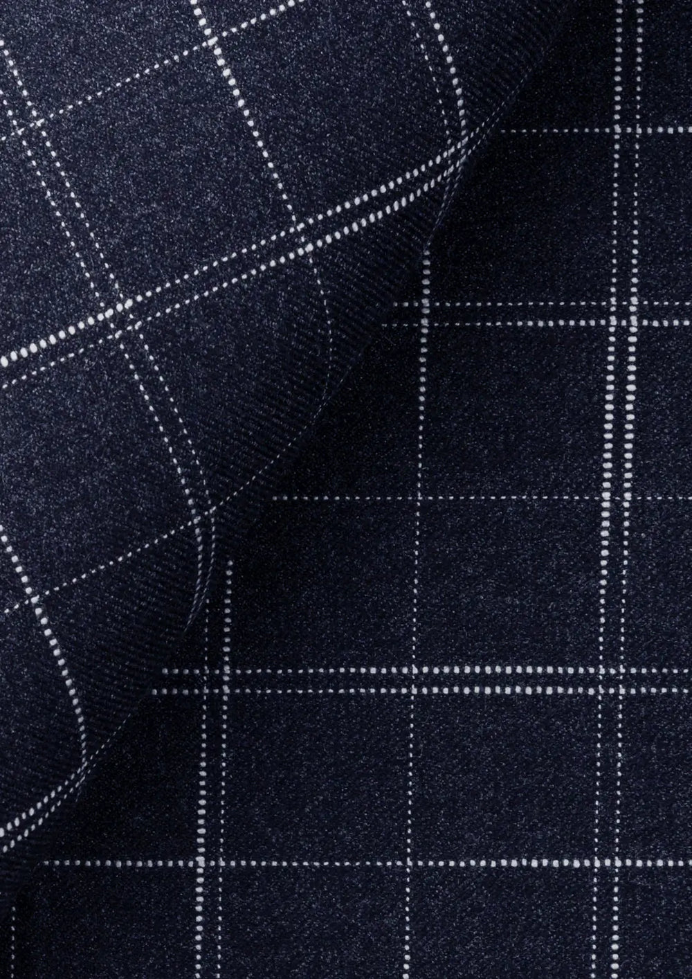 Navy Flannel Windowpane Suit133