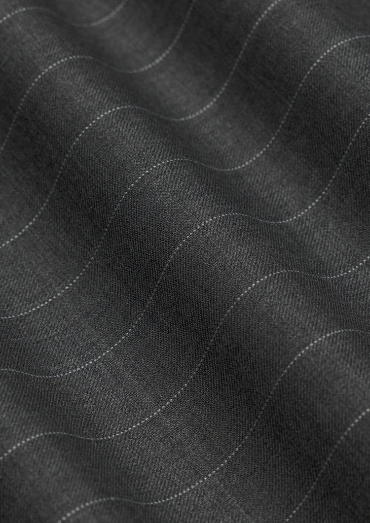 Nevada Grey Pinstripe Vest558