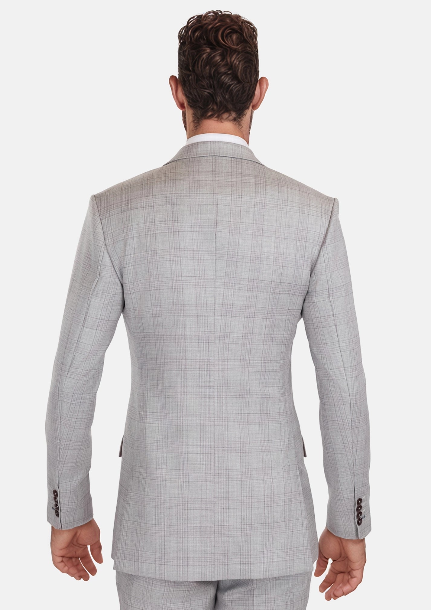 French Gray Checked Suit601