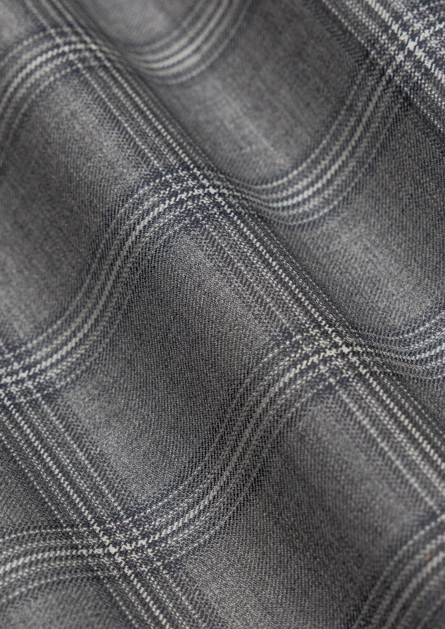 Fossil Grey Checked Ellis Suit