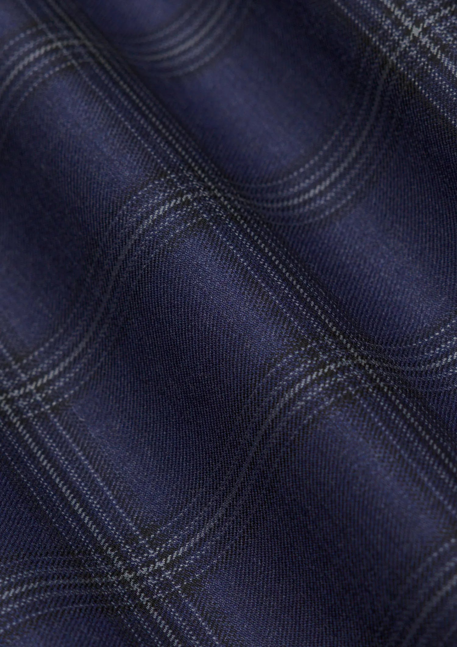 British Navy Checked Rockafeller Suit