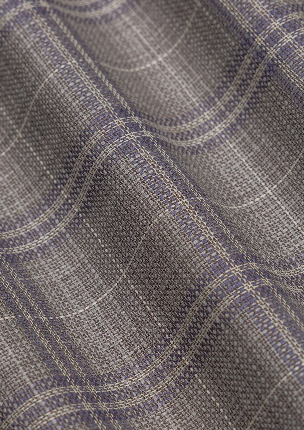 Nickel Grey Checked Vest414
