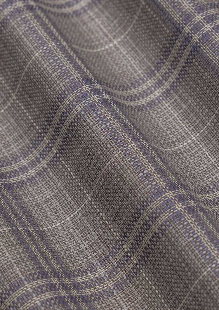 Nickel Grey Checked Vest69