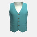 Turkish Blue Linen Vest