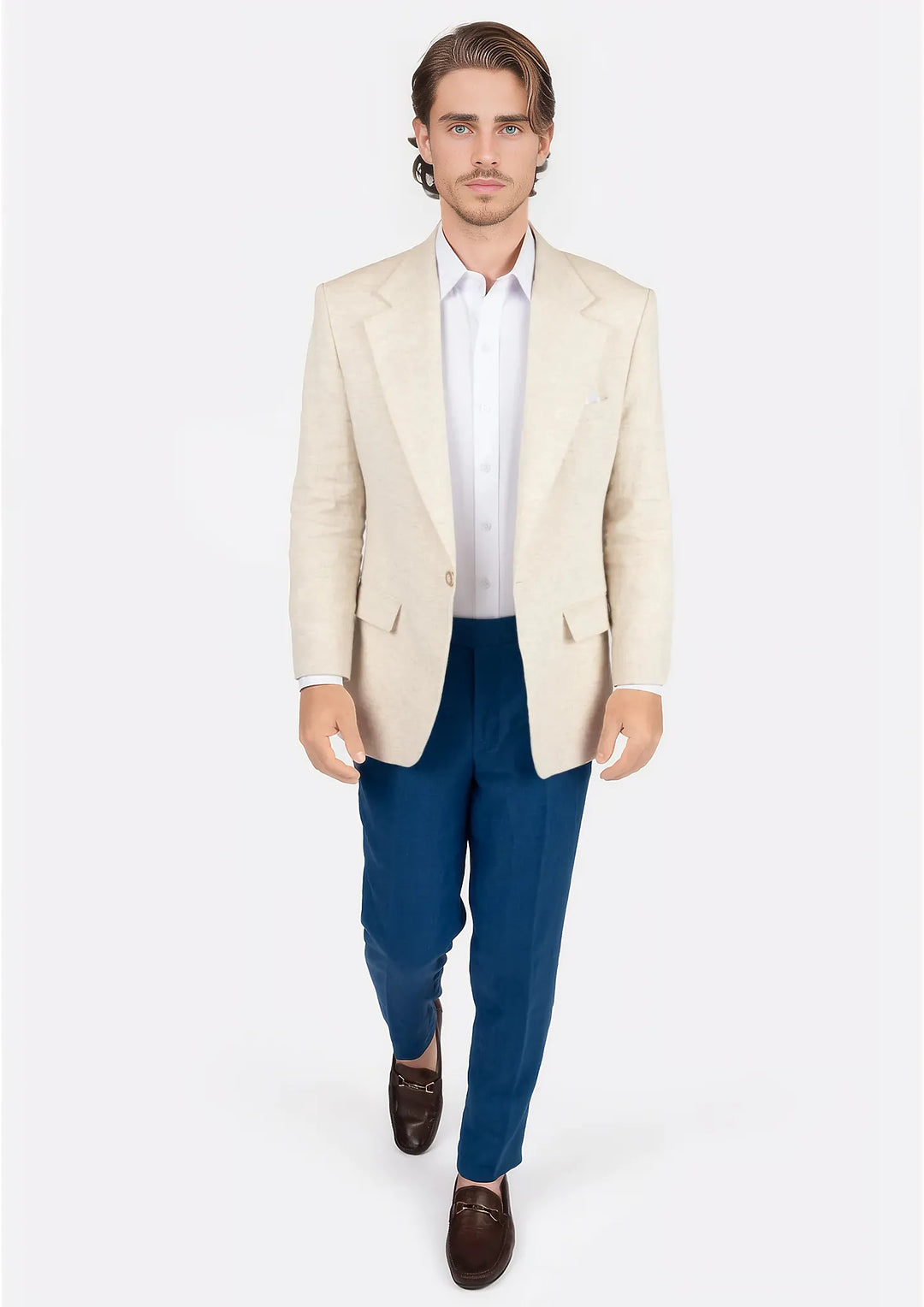 Eldridge Sand Linen Jacket