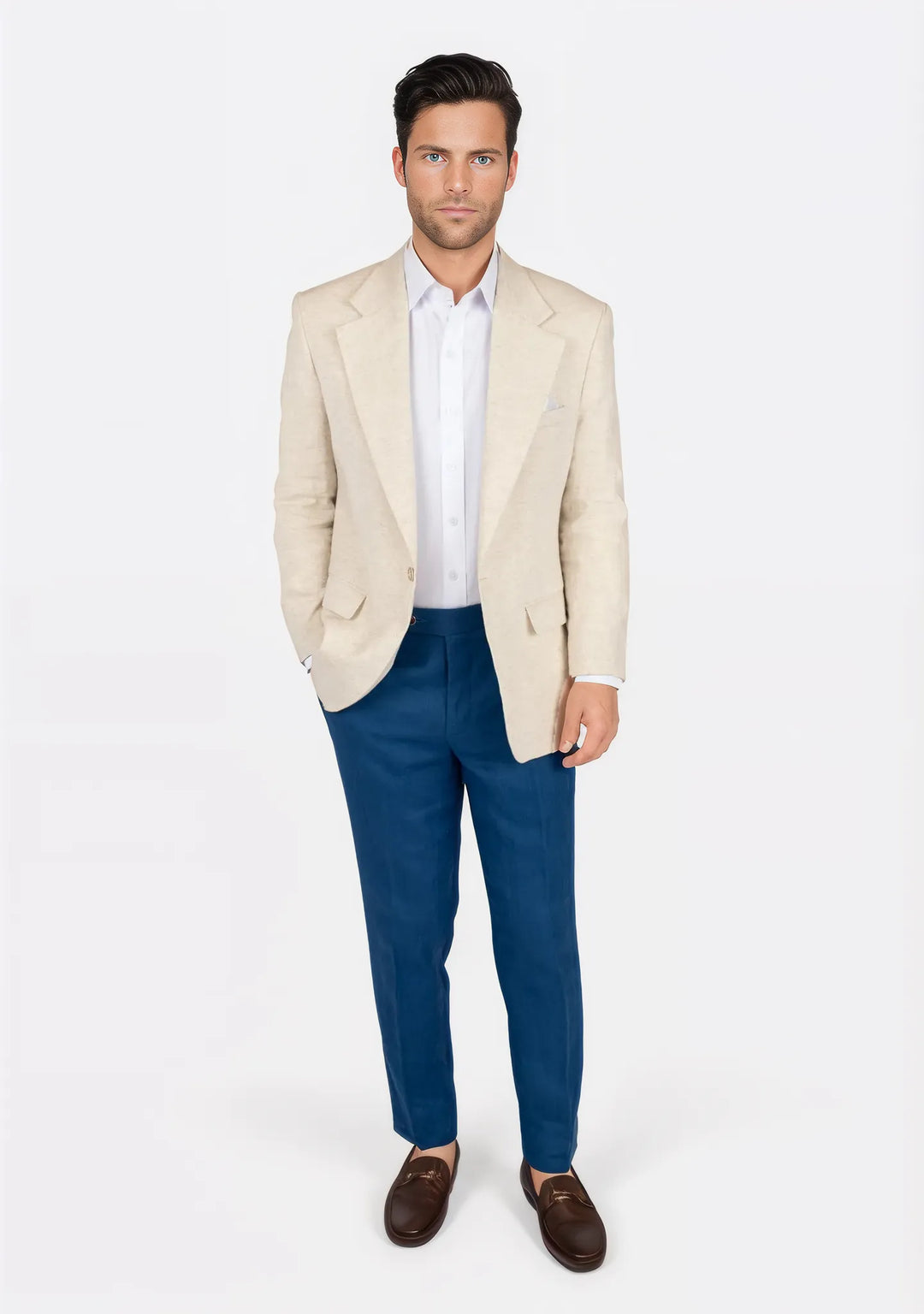 Eldridge Sand Linen Jacket