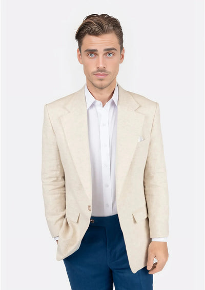 Eldridge Sand Linen Jacket