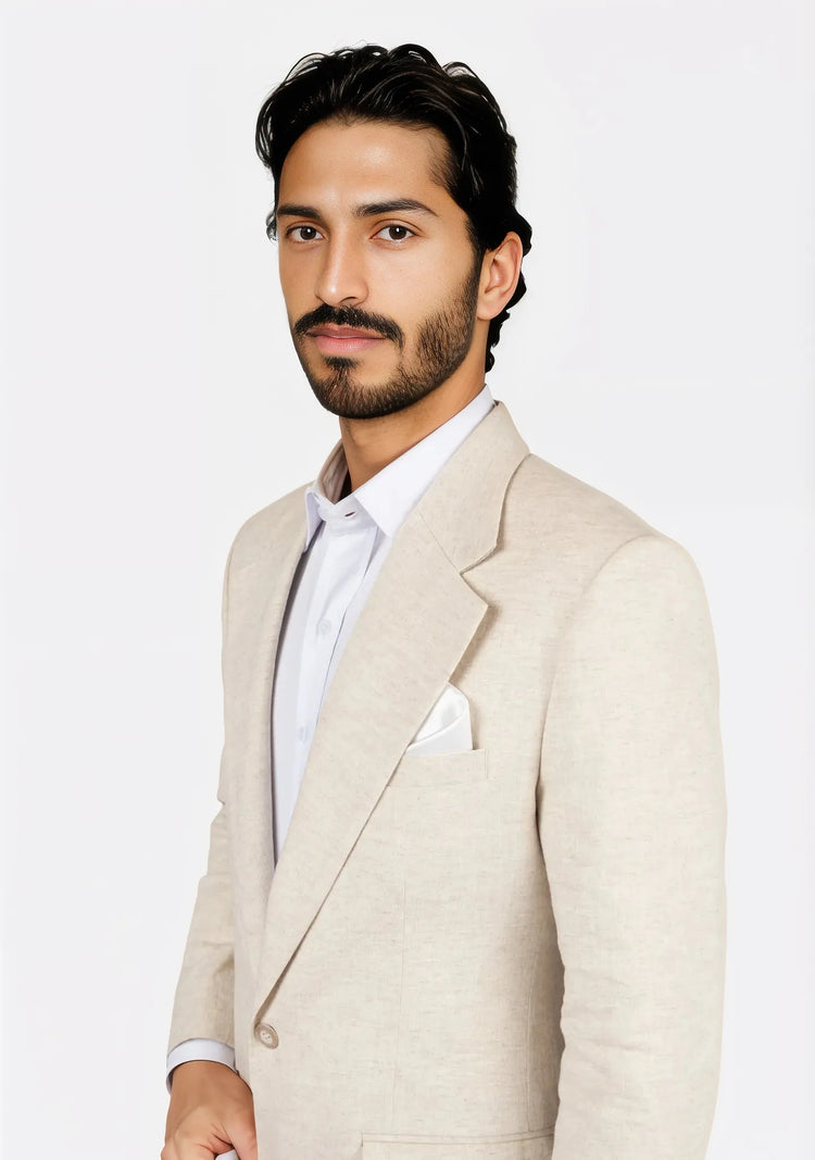 Eldridge Sand Linen Suit