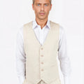 Sand Linen Vest