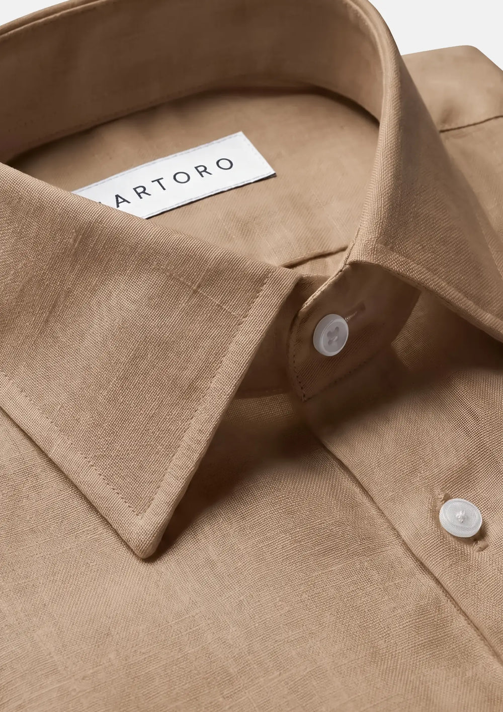 Camel Taupe Linen Shirt941