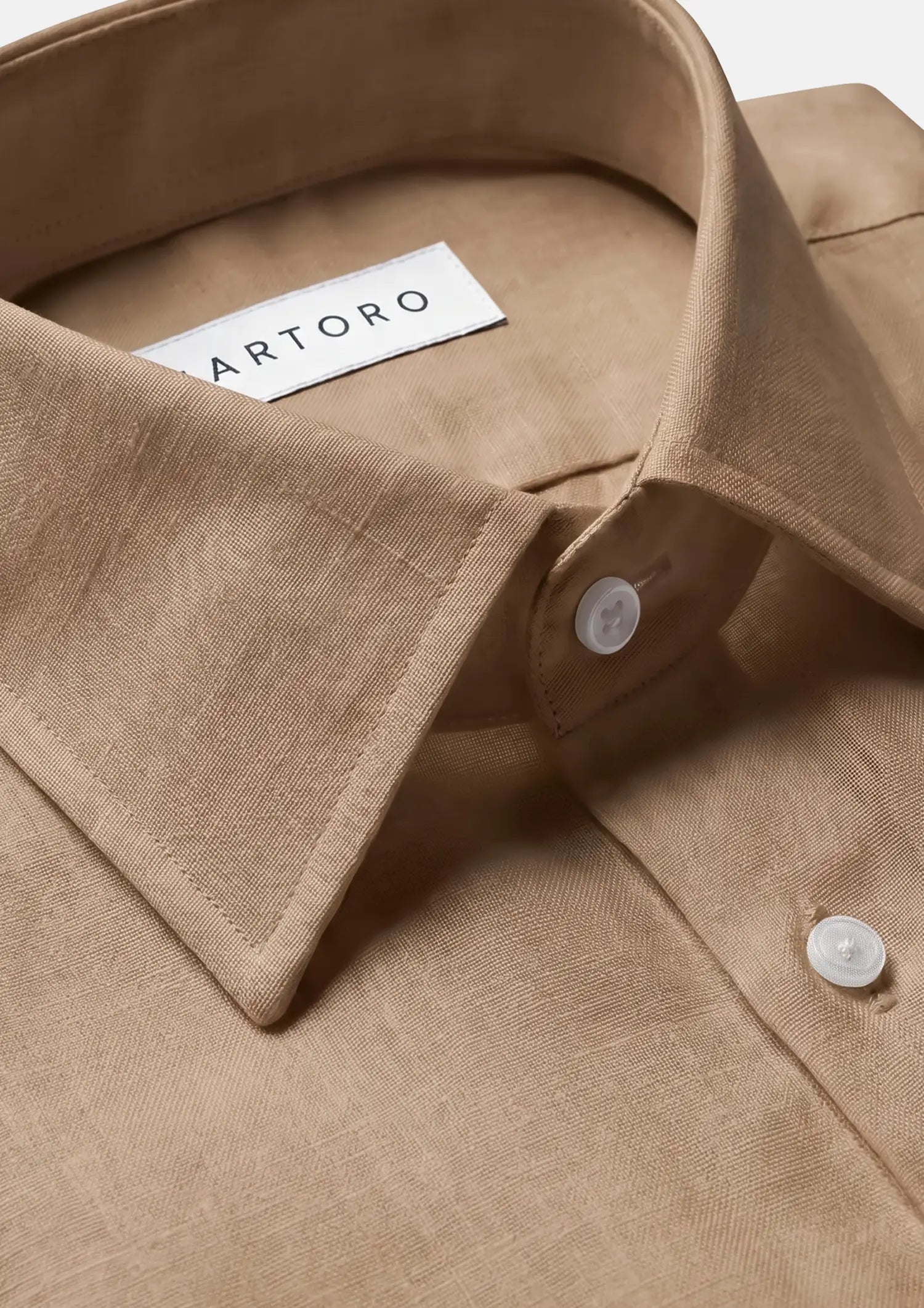 Camel Taupe Linen Shirt418