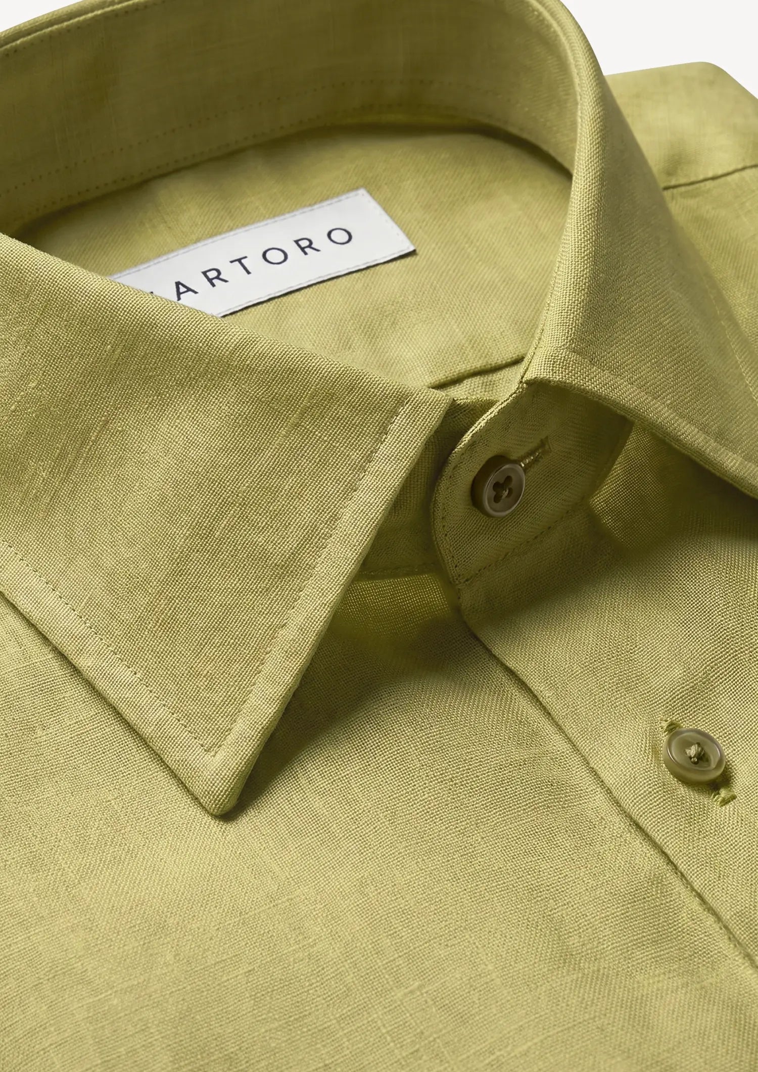 Light Olive Linen Shirt355