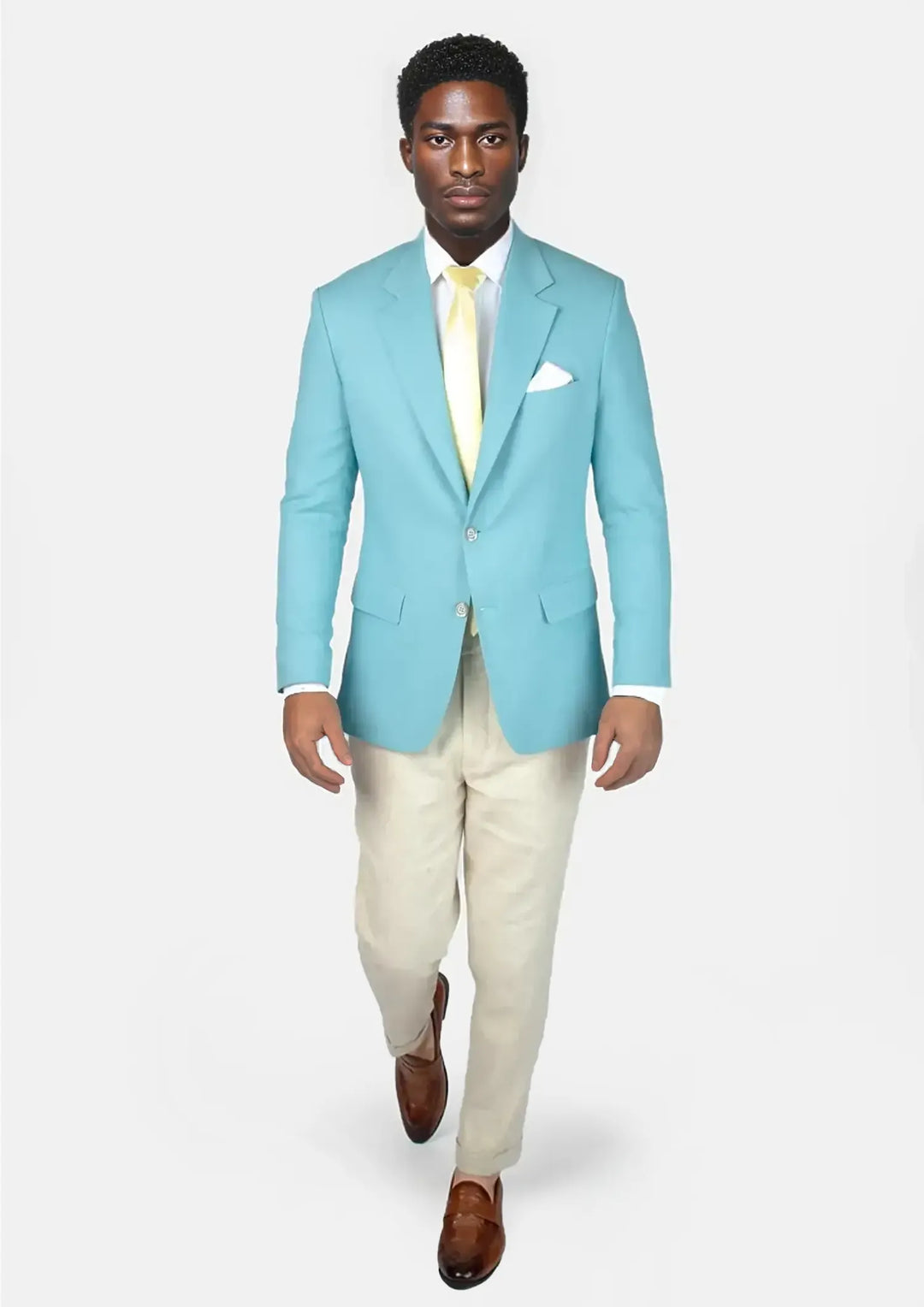 Astor Capri Blue Linen Blend Jacket