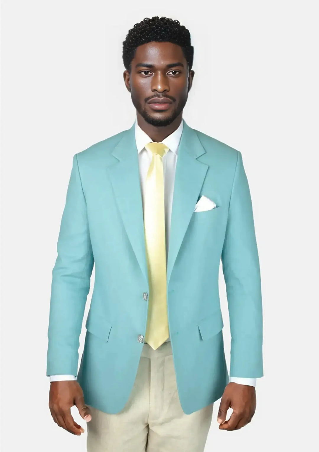 Astor Capri Blue Linen Blend Jacket