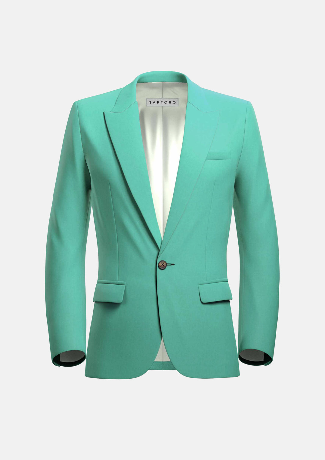 Liberty Atlantis Green Linen Blend Jacket