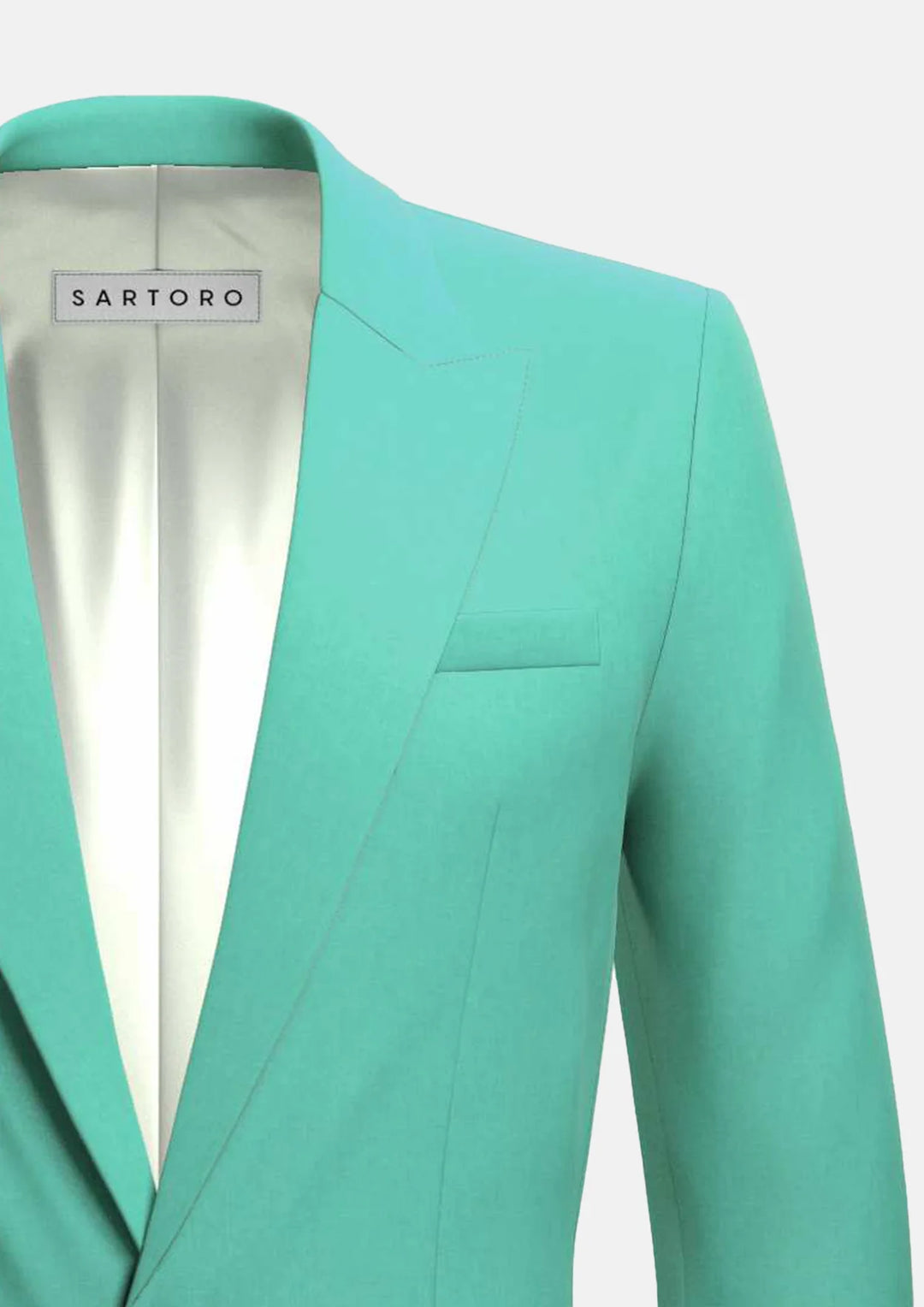 Liberty Atlantis Green Linen Blend Suit