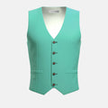 Atlantis Green Linen Blend Vest