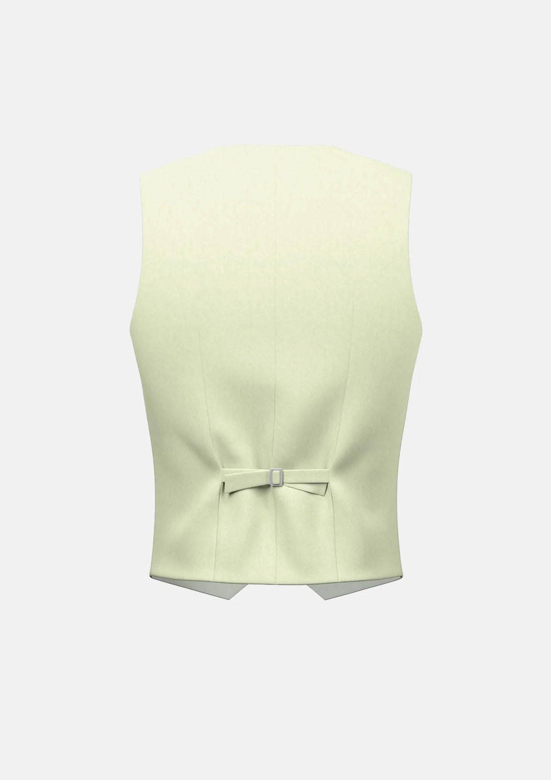 Olive Cream Linen Blend Vest