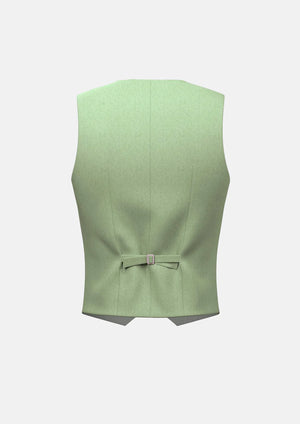 Fern Green Linen Vest